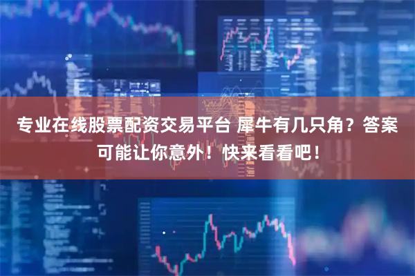 专业在线股票配资交易平台 犀牛有几只角？答案可能让你意外！快来看看吧！